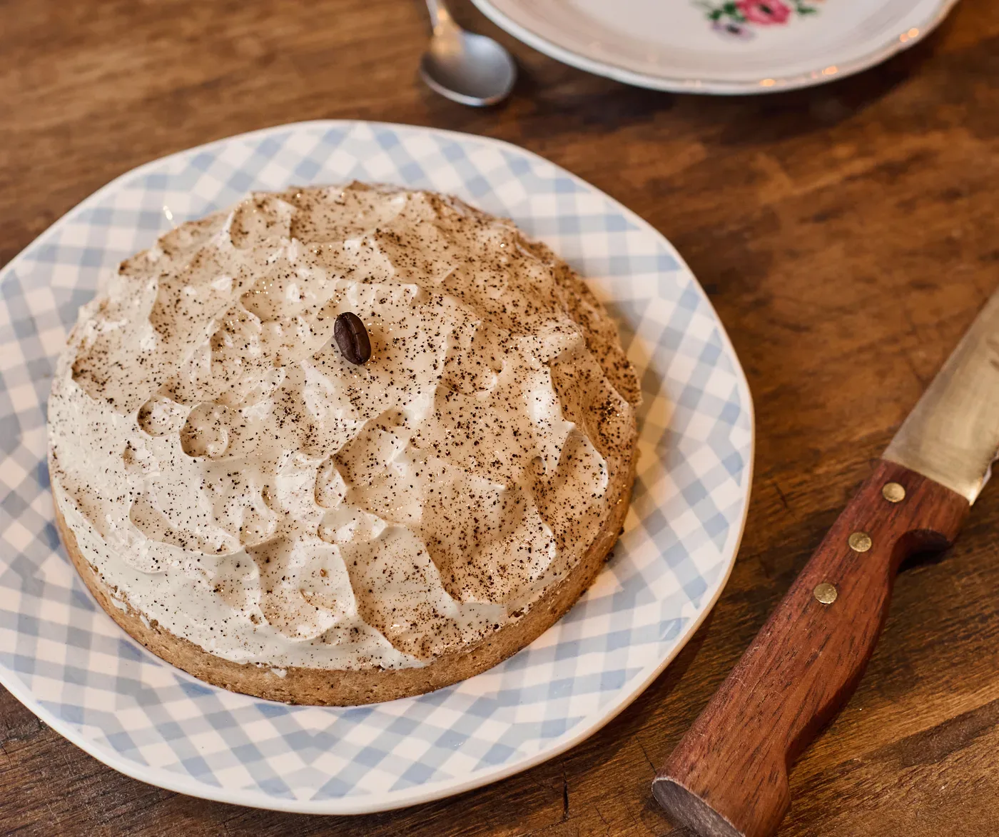 La tourte sur sa nappe